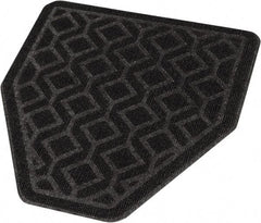 PRO-SOURCE - Olefin & Latex Disposable Urinal Mat - Black, Unscented Scented - Americas Industrial Supply