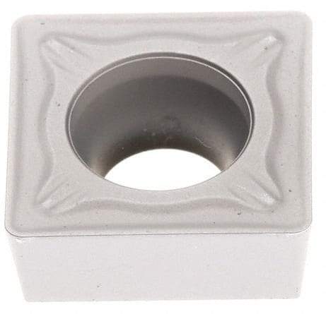 Seco - SCMT32.52 M5 Grade TP1501 Carbide Turning Insert - TiCN/Al2O3/TiCN Finish, Square, 3/8" Inscr Circle, 5/32" Thick, 1/32" Corner Radius - Americas Industrial Supply