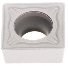 Seco - SCMT32.52 M5 Grade TP1501 Carbide Turning Insert - TiCN/Al2O3/TiCN Finish, Square, 3/8" Inscr Circle, 5/32" Thick, 1/32" Corner Radius - Americas Industrial Supply