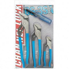 Channellock - 4 Piece Grooved Tongue & Groove Pliers - Comes in Clamshell - Americas Industrial Supply