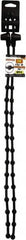 Erickson Manufacturing - 24" Long Black Rubber Reusable Cable Tie - 10 Lb Tensile Strength, 3mm Thick, 8" Max Bundle Diam - Americas Industrial Supply
