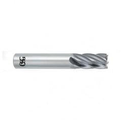 5/8 Dia. x 3-1/2 Overall Length 6-Flute Square End Solid Carbide SE End Mill-Round Shank-Center Cutting-Uncoated - Americas Industrial Supply