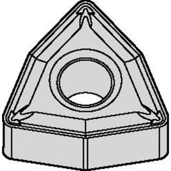 WNMG 432 Double-sided|G TN10U, 1/32″ Corner Radius, 3/16″ Thick, 1/2″ Inscribed Circle, TiN, Turning Indexable Insert - Americas Industrial Supply