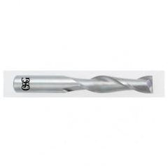 3/8 Dia. x 3 Overall Length 2-Flute Square End Solid Carbide SE End Mill-Round Shank-Center Cutting-Uncoated - Americas Industrial Supply