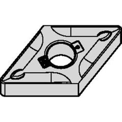 DNMG 432 Double-sided|G WP35CT, 1/32″ Corner Radius, 3/16″ Thick, 1/2″ Inscribed Circle, TiN, Turning Indexable Insert - Americas Industrial Supply