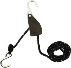 Erickson Manufacturing - Nylon Tite Rope Pulley - 1/2" Wide x 144" Long, Black, For Use with Pick Ups - Americas Industrial Supply
