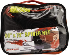 Erickson Manufacturing - Rubber Cargo Net - 72" Wide x 60" Long, Black, For Use with Pick Ups - Americas Industrial Supply