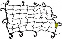 Erickson Manufacturing - Rubber Cargo Net - 28" Wide x 28" Long, Black, For Use with ATV's - Americas Industrial Supply
