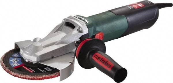 Metabo - 6" Wheel Diam, 9,600 RPM, Corded Angle & Disc Grinder - 5/8-11 Spindle, 13.5 Amps - Americas Industrial Supply