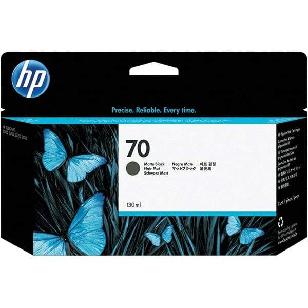 Hewlett-Packard - Matte Black Ink Cartridge - Use with HP Designjet Z2100 - Americas Industrial Supply