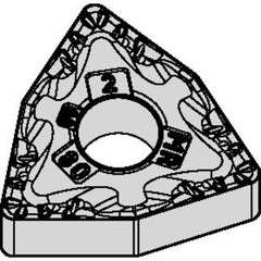 WNMG 432 Double-sided|G WP35CT, 1/32″ Corner Radius, 3/16″ Thick, 1/2″ Inscribed Circle, TiN, Turning Indexable Insert - Americas Industrial Supply