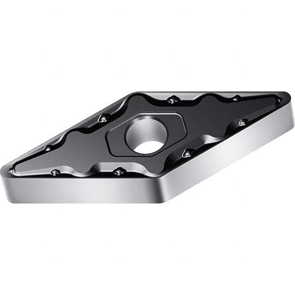 Walter - VNMG332 MM5 Grade WSM20S Carbide Turning Insert - TiALN/Al2O3 Finish, 35° Diamond, 3/8" Inscr Circle, 3/16" Thick, 0.031" Corner Radius - Americas Industrial Supply