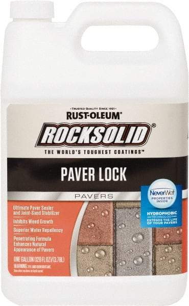 Rust-Oleum - 5 Gal Clear Exterior Paver Lock - Low Odor & Chemical Resistant - Americas Industrial Supply