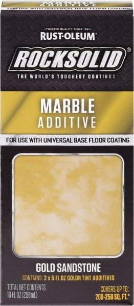 Rust-Oleum - 10 oz Gold Sandstone Color System Additive - Low Odor & Chemical Resistant - Americas Industrial Supply