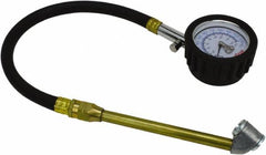 Milton - 0 to 160 psi Dial Dual Head Tire Pressure Gauge - 12' Hose Length, 5 psi Resolution - Americas Industrial Supply