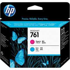 Hewlett-Packard - Cyan & Magenta Printhead - Use with HP Designjet T7100 - Americas Industrial Supply