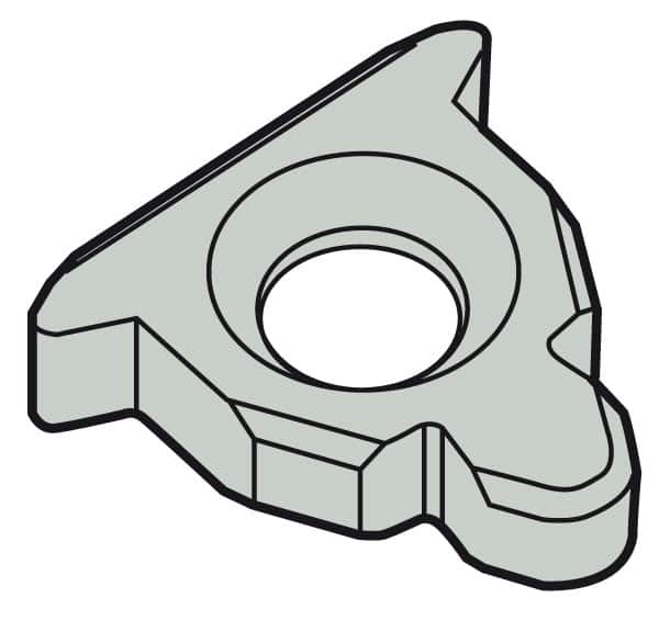 Seco - 0.63" Insert Inscribed Circle, Right & Left Hand Anvil for Indexables - 0.5° Helix Angle, 27 Tool Holder Insert Dimension - Americas Industrial Supply