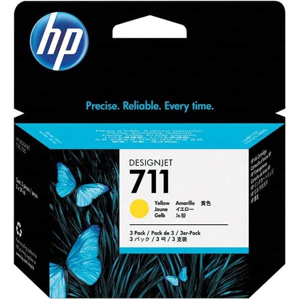 Hewlett-Packard - Yellow Ink Cartridge - Use with HP Designjet T520 ePrinter - Americas Industrial Supply