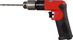 Sioux Tools - 1/4" Keyed Chuck - Pistol Grip Handle, 3,000 RPM, 12 LPS, 0.5 hp, 90 psi - Americas Industrial Supply