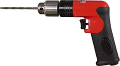 Sioux Tools - 1/4" Keyed Chuck - Pistol Grip Handle, 2,600 RPM, 12 LPS, 0.5 hp, 90 psi - Americas Industrial Supply