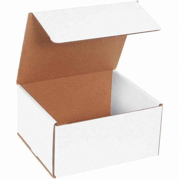 Made in USA - Pack of (50), 7" Wide x 8" Long x 4" High Corrugated Shipping Boxes - Americas Industrial Supply