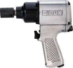 Sioux Tools - 1/2" Drive, 7,500 RPM, 500 Ft/Lb Torque Impact Wrench - Pistol Grip Handle, 1,100 IPM, 4.8 CFM, 90 psi, 1/4" Inlet - Americas Industrial Supply