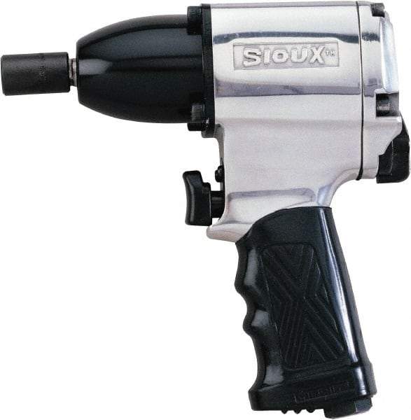 Sioux Tools - 3/8" Drive, 10,000 RPM, 310 Ft/Lb Torque Impact Wrench - Pistol Grip Handle, 1,300 IPM, 2.5 CFM, 90 psi, 1/4" Inlet - Americas Industrial Supply