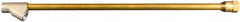 Milton - 150 Max psi Closed Check Brass Air Chuck - Straight Chuck, 1/4 FNPT - Americas Industrial Supply