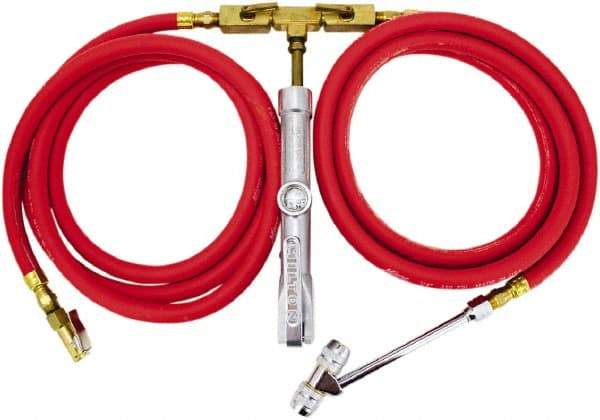 Milton - 160 Max psi Closed Check Aluminum/EPDM Inflator Gauge - Double Lock On Chuck, 1/4 FNPT, 10 to 160 psi Pressure Range - Americas Industrial Supply