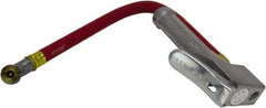 Milton - 120 Max psi Closed Check Aluminum/EPDM Inflator Gauge - Ball Chuck, 1/4 FNPT, 10 to 120 psi Pressure Range - Americas Industrial Supply