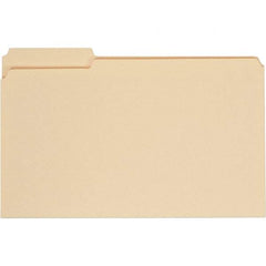 UNIVERSAL - 9-5/8 x 14-3/4", Legal, Manila, File Folders with Top Tab - 11 Point Stock, 1/3 Tab Cut Location - Americas Industrial Supply