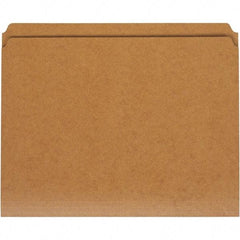 UNIVERSAL - 9-5/8 x 11-3/4", Letter Size, Kraft, File Folders with Top Tab - 11 Point Stock, Straight Tab Cut Location - Americas Industrial Supply