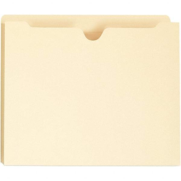 Universal One - 9-5/8 x 11-3/4", Letter Size, Manila, File Jacket - 11 Point Stock - Americas Industrial Supply