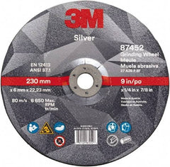 3M - Depressed-Center Wheels Wheel Diameter (Inch): 9 Wheel Thickness (Decimal Inch): 0.2500 - Americas Industrial Supply
