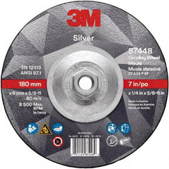 3M - Depressed-Center Wheels Wheel Diameter (Inch): 7 Wheel Thickness (Decimal Inch): 0.2500 - Americas Industrial Supply
