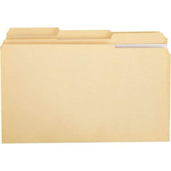 UNIVERSAL - 9-5/8 x 14-3/4", Legal, Manila, File Folders with Top Tab - 11 Point Stock, 1/3 Tab Cut Location - Americas Industrial Supply