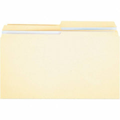 UNIVERSAL - 9-5/8 x 14-3/4", Legal, Manila, File Folders with Top Tab - 11 Point Stock, 1/2 Tab Cut Location - Americas Industrial Supply