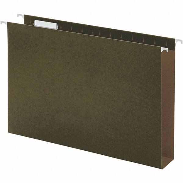 UNIVERSAL - 9-5/8 x 14-3/4", Legal, Standard Green, Hanging File Folder - 11 Point Stock, 1/5 Tab Cut Location - Americas Industrial Supply