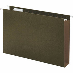 UNIVERSAL - 9-5/8 x 14-3/4", Legal, Standard Green, Hanging File Folder - 11 Point Stock, 1/5 Tab Cut Location - Americas Industrial Supply