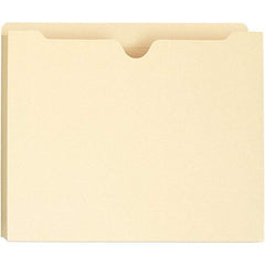 Universal One - 8-1/2 x 11", Letter Size, Manila, File Jacket - 11 Point Stock - Americas Industrial Supply