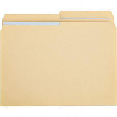 UNIVERSAL - 9-5/8 x 11-3/4", Letter Size, Manila, File Folders with Top Tab - 11 Point Stock, 1/2 Tab Cut Location - Americas Industrial Supply