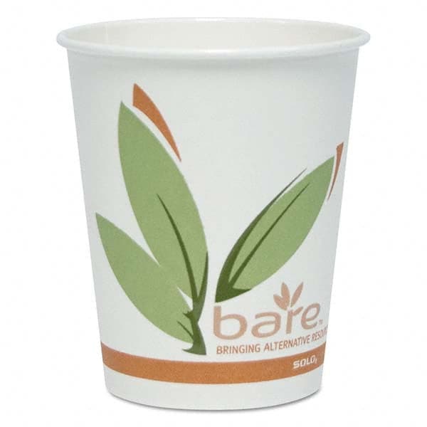 DART - Bare by Solo Eco-Forward Recycled Content PCF Hot Cups, Paper, 10 oz, 300/Carton - Exact Industrial Supply