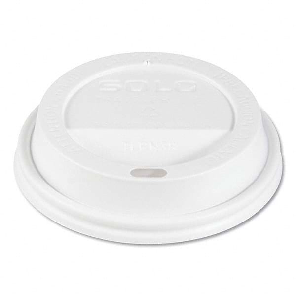 DART - Traveler Cappuccino Style Dome Lid, Fits 10 oz Cups, White, 100/Pack, 10 Packs/Carton - Americas Industrial Supply