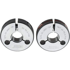 SPI - Ring Thread Go/No Gages Go/No Go: Go; No Go Thread Size: 3/4-20 - Americas Industrial Supply