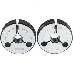 SPI - 9/16-12 Go/No Go Double Ring Thread Gage - Americas Industrial Supply