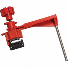 Brady - Pneumatic & Valve Lockouts Type: Universal Valve Lockout Maximum Valve Handle Size (Inch): 1.600 - Americas Industrial Supply