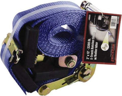 Erickson Manufacturing - 12' Long x 2" Wide, 6,000 Lb Basket Capacity, Polyester & Steel Web Sling - Yellow - Americas Industrial Supply
