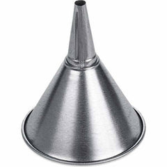 Funnel King - Oil Funnels & Can Oiler Accessories Type: Funnel Material: Galvanized Steel - Americas Industrial Supply