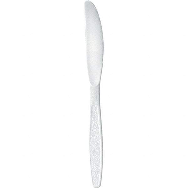 Solo - Extra-Heavy Polystyrene Knives - White - Americas Industrial Supply