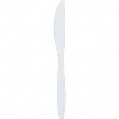 Solo - Extra Heavyweight Plastic Knives - White - Americas Industrial Supply